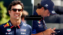 Sergio Pérez se pronunció en redes sociales