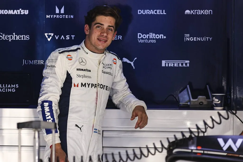 Franco Colapinto disputará su primera carrera en la Fórmula 1 (IMAGO)