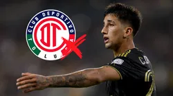 Cristian Olivera no jugará en Toluca.