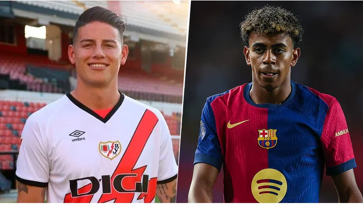 James y Lammine, las estrellas de Rayo y Barcelona.