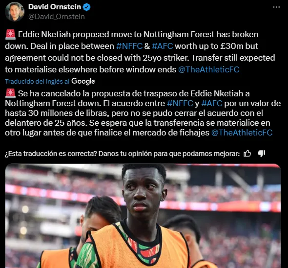 Santiago Podría cambiar de liga gracias al Arsenal. [Foto Redes Sociales]