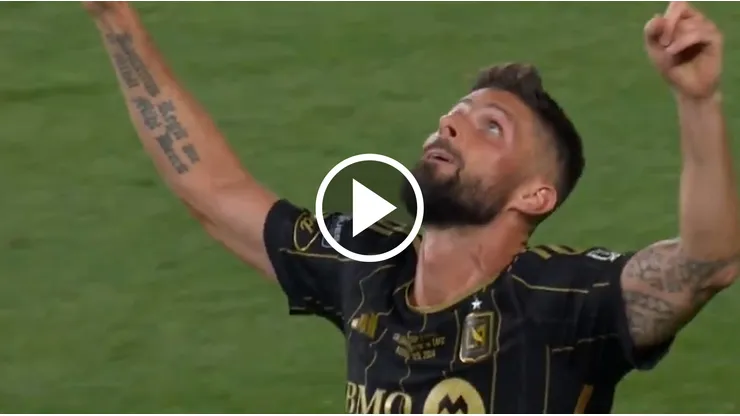 Video: el gol de Olivier Giroud en la final de la Leagues Cup 2024 entre Columbus Crew y LAFC