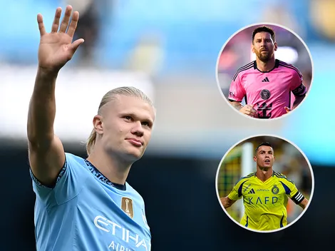 Haaland eligió al mejor de la historia: ¿Messi o Cristiano?