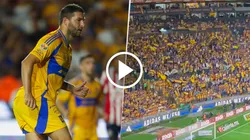 El canto de la afición de Tigres para André-Pierre Gignac tras su penalti fallado ante Chivas
