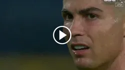 A Cristiano Ronaldo le anularon un gol por un fuera de juego milimétrico y tuvo una reacción imperdible