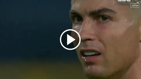 A Cristiano Ronaldo le anularon un gol por un fuera de juego milimétrico y tuvo una reacción imperdible