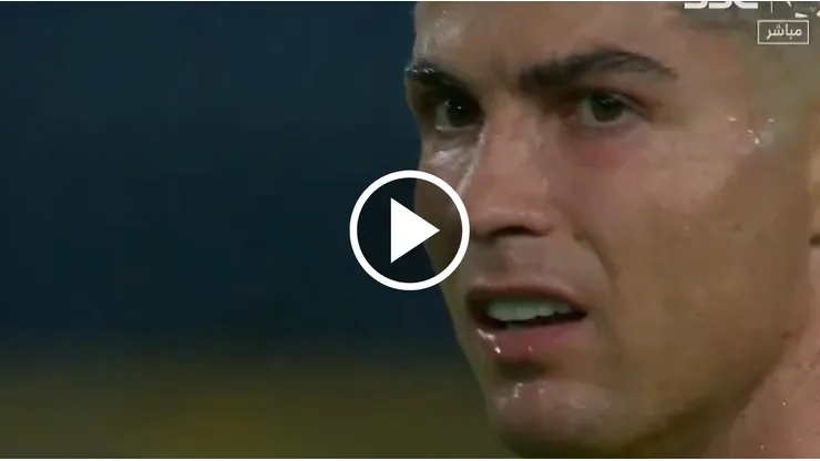 A Cristiano Ronaldo le anularon un gol por un fuera de juego milimétrico y tuvo una reacción imperdible