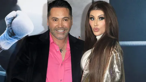 Óscar de la Hoya comenzó a salir con Holly Sonders, su novia, en 2021.