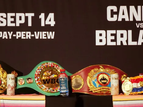Estos cinturones buscarán Canelo Álvarez y Edgar Berlanga