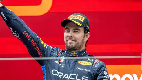 Sergio Pérez finalizó tercero en el GP de China