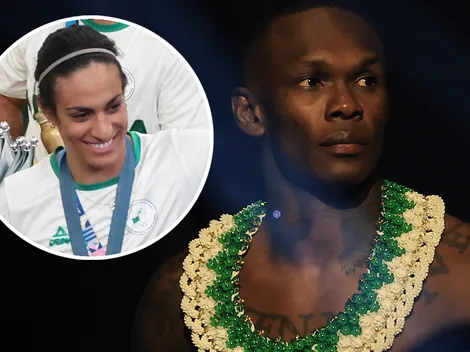 Israel Adesanya se disculpa con Imane Khelif por tratarla de ser transgénero