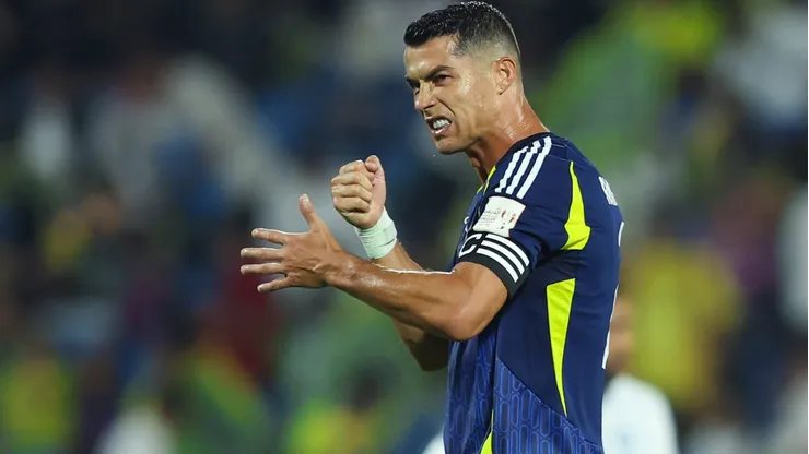 El portugués no ocultó su enfado tras una de las anotaciones de Al-Hilal.