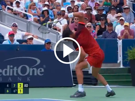 El inédito ataque de furia de Carlos Alcaraz ante Monfils en Cincinnati