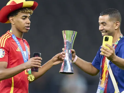 ¿Está bien? Aparecieron las primeras imágenes del padre de Lamine Yamal