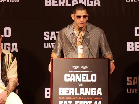 Edgar Berlanga ataca a David Benavidez