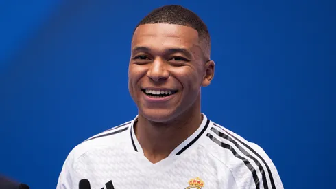 Mbappé no puede ocultar su alegría.