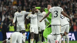 Los jugadores de Real Madrid, a puro festejo.