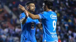 Jugadores de Cruz Azul, a puro festejo.