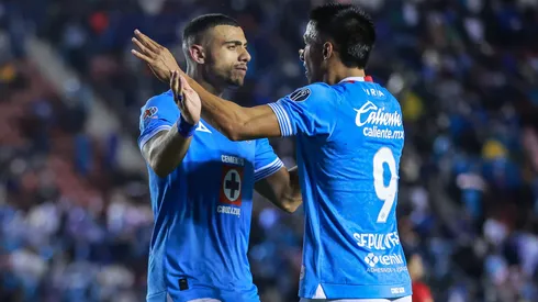 Jugadores de Cruz Azul, a puro festejo.