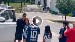 Gran gesto de Maxi Meza con los fanáticos albiazules.