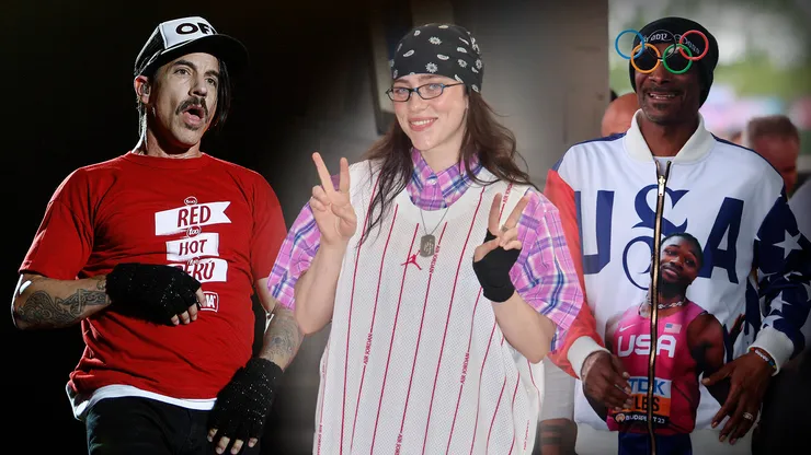 Red Hot Chili Peppers, Billie Eilish y Snoop Dogg dijeron presente en la ceremonia de clausura de París 2024