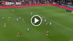 El Chucky Lozano se estrenó con un doblete para el PSV