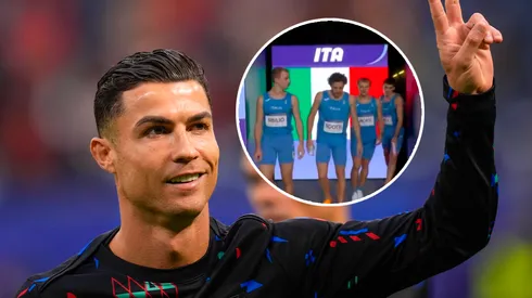 Atletas italianos evidenciaron su fanatismo por CR7