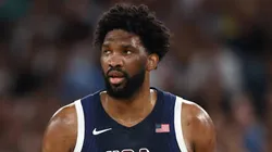 - Basketball 5×5 - 1/4 finals - USA-Brazil - Paris 2024 - 07/08/2024 - France / Seine Saint Denis / Paris - Joel Embiid USA during the Quarter Finals of the 5×5 Basketball events of the Paris Olympic Games, Olympische Spiele, Olympia, OS between the USA and Brazil, at the Bercy Arena, on July 6, 2024. PUBLICATIONxNOTxINxFRAxRUS JulienxMattiax/xLexPictorium LePictorium_0296148