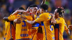 RECORD DATE NOT STATED Futbol Mexicano Clausura 2024 Tigres UANL vs Mazatlan FC Samir Caetano celebrates his goal 5-1 of Tigres during the 12th round match between Tigres UANL and Mazatlan FC as part of the Torneo Clausura 2024 Liga BBVA MX at Universitario Stadium on March 16, 2024 in Monterrey, Nuevo Leon, Mexico. MONTERREY NUEVO LEON MEXICO PUBLICATIONxNOTxINxMEXxCHNxRUS Copyright: xJorgexMartinezx 20240316211452_LMX_C24_UANL_MAZ_CAETANO283