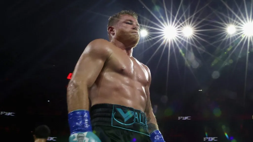 Canelo Álvarez ya peleó este año en el T-Mobile de Las Vegas y venció a Jaime Munguía. (GETTY IMAGES)