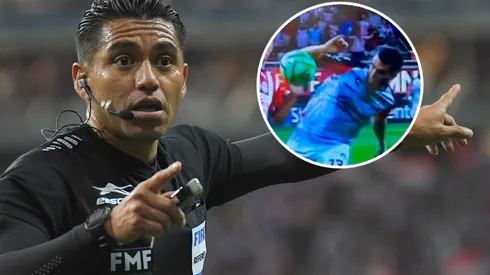 El silbante que optó no marcar el penalti a las Chivas.