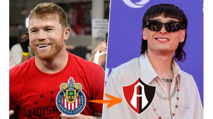 Canelo Álvarez Peso Pluma Atlas Chivas 2023
