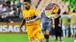 Javier Aquino ante el León.