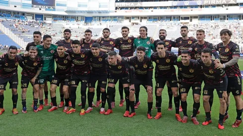 El plantel de Tijuana antes de enfrentar a Puebla.