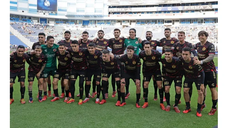 El plantel de Tijuana antes de enfrentar a Puebla.
