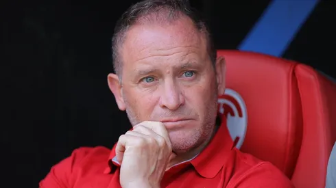 Andrés Lillini durante el partido ante Toluca.