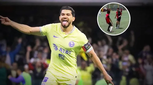 Niño festeja como Henry Martín América 2023