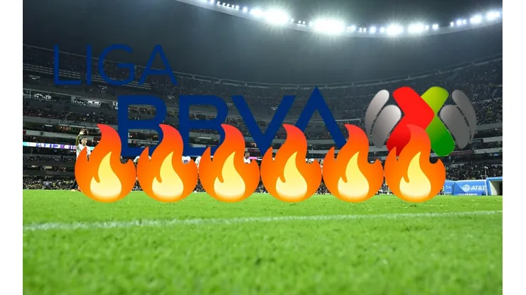El estadio Azteca durante un partido de Pumas.