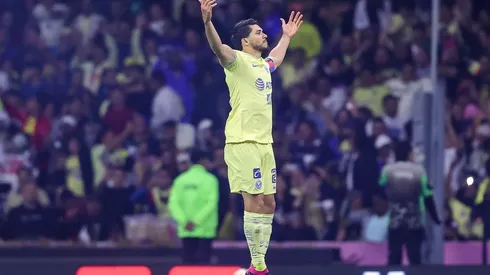 Henry Martín en el festejo ante el América.