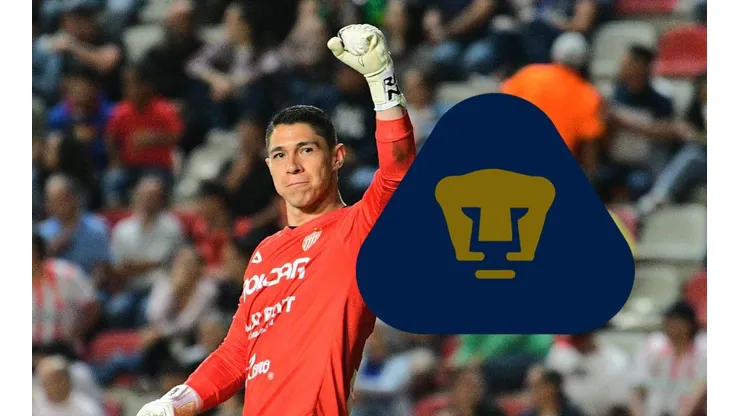 Hugo González durante un partido del Necaxa.