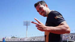 Adrián Aldrete durante un partido en CU.