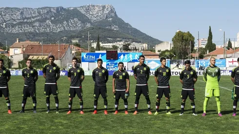 La selección mexicana en el torneo Esperanzas de Toulon de 2015.