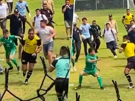 ¡Escándalo! Antes era árbitro de la Liga MX y ahora lo golpearon en el llano