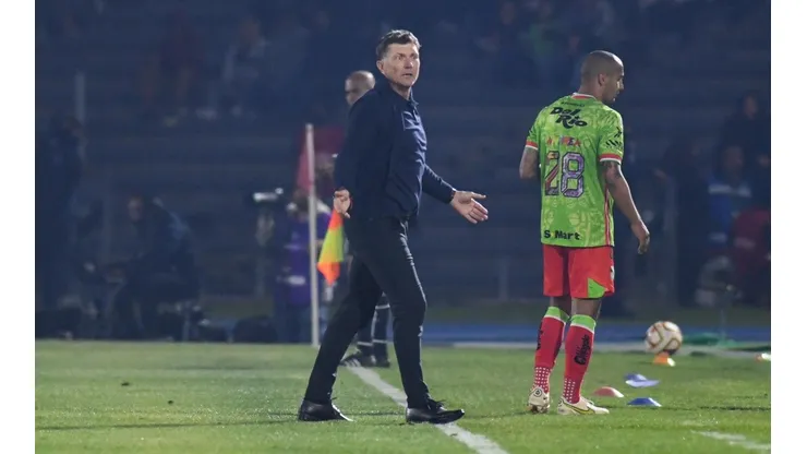Hernán Cristante en el partido Juárez contra Puebla.