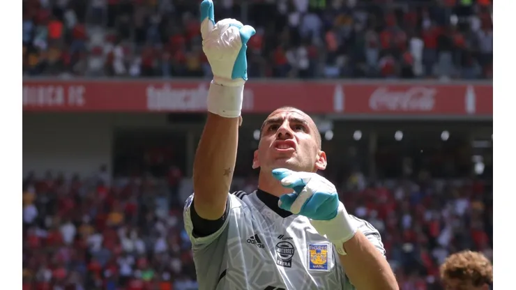 Nahuel Guzmán, furioso en el Toluca - Tigres UANL.