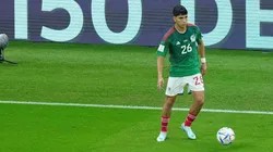 Kevin Álvarez con la selección mexicana en Qatar 2022.
