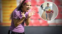 ¡Con ramo de flores! Nailea Vidrio presume romántico encuentro con Israel Reyes