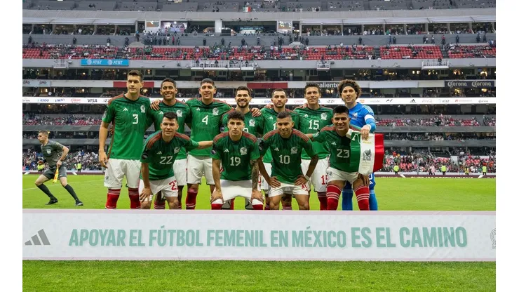 La selección mexicana que enfrentó a Jamaica en Liga de Naciones.