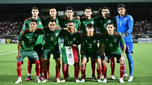 La alineación de México en el partido contra Surinam.