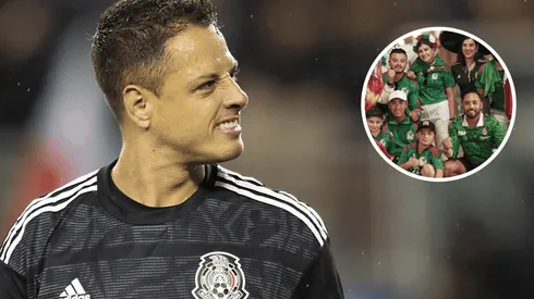 Chicharito se sumó a la polémica.